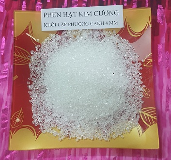 Đường phèn Hạt Kim cương Long An  túi 500g  Bao  20 túi